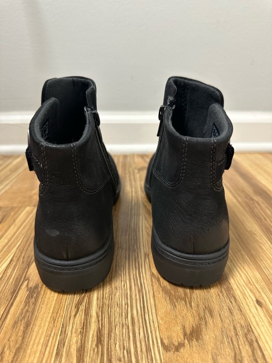 Clarks Collection Water Repellent Leather Boots -Carleigh Angie 6.5M Black - Picture 5 of 12